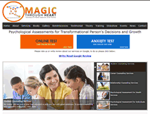 Tablet Screenshot of magicthroughheart.com